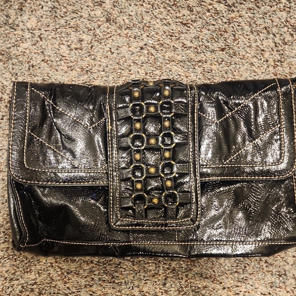 Elegant Black Clutch Bag - Picture 1 of 8